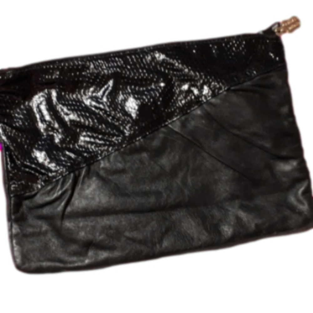 BLACK LEATHER BAG